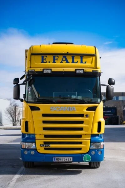 E.FALL truck for moves in Vienna